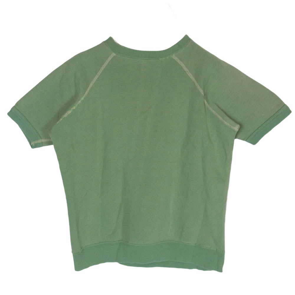 ヴィンテージ town craft タウンクラフト 半袖 スウェット グリーン系 XL【中古】