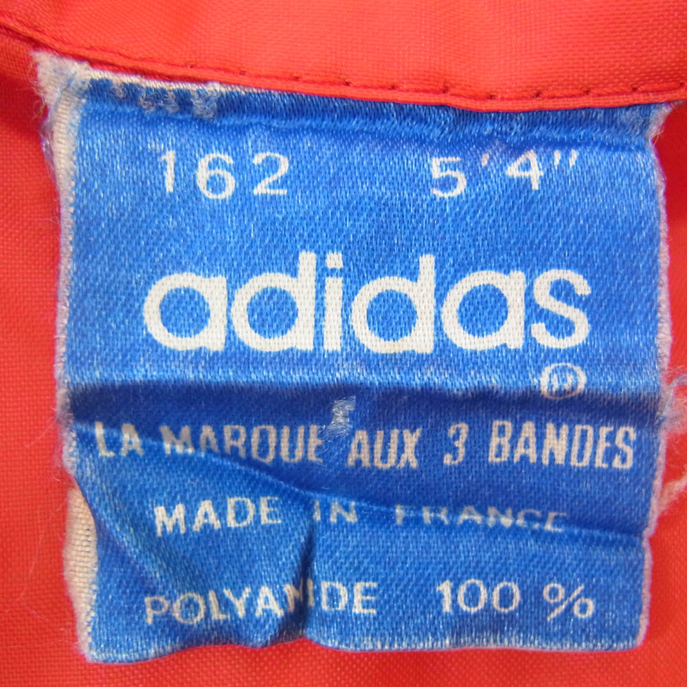 adidas アディダス VINTAGE ヴィンテージ 70s フランス製 ナイロン ジャケット レッド系【中古】