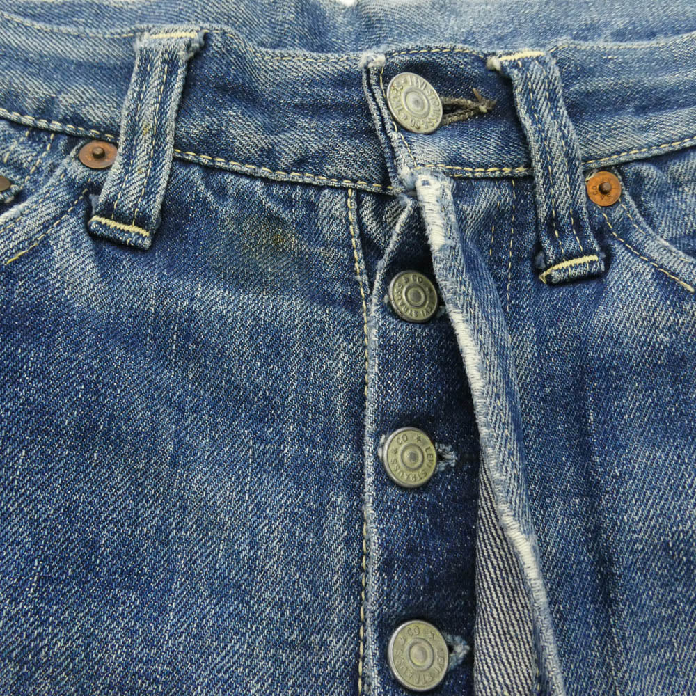 Levi's リーバイス 40s 501XX 47モデル トップボタン裏ドーム型刻印ツメ デニム パンツ W30 ブルー系 不明【中古】