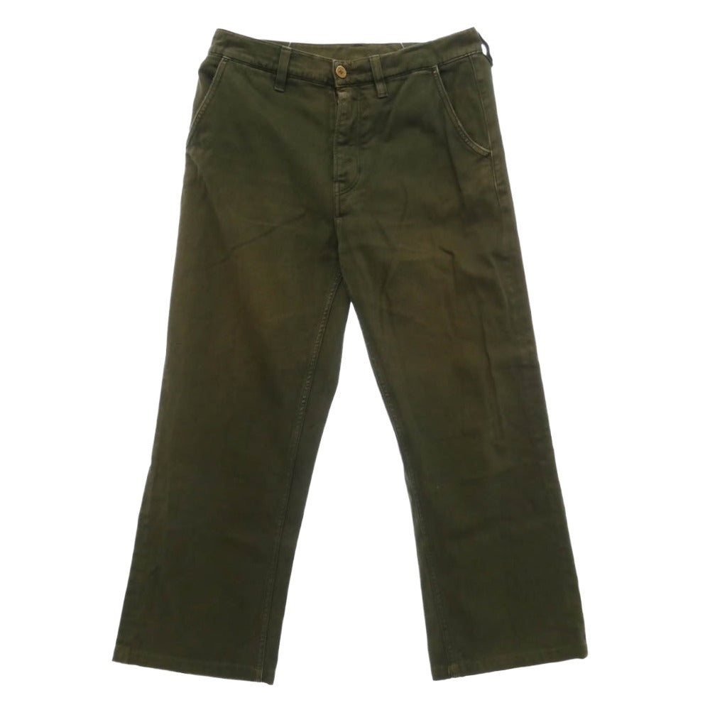 Nudie Jeans ヌーディージーンズ タフトニー コットン パンツ モスグリーン系【中古】
