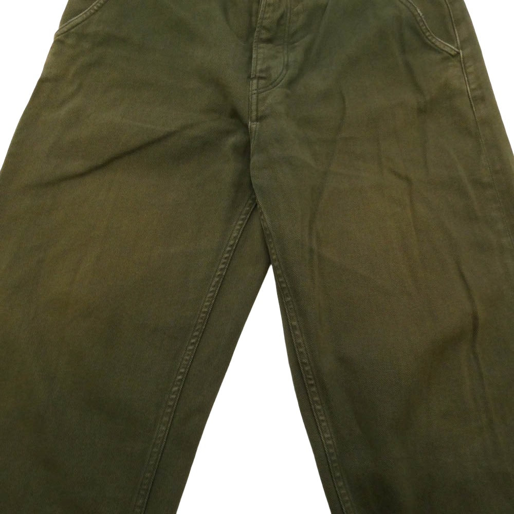 Nudie Jeans ヌーディージーンズ タフトニー コットン パンツ モスグリーン系【中古】