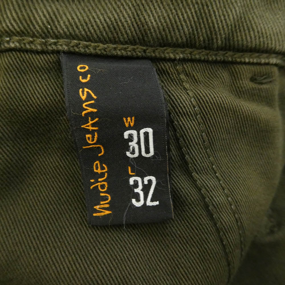 Nudie Jeans ヌーディージーンズ タフトニー コットン パンツ モスグリーン系【中古】