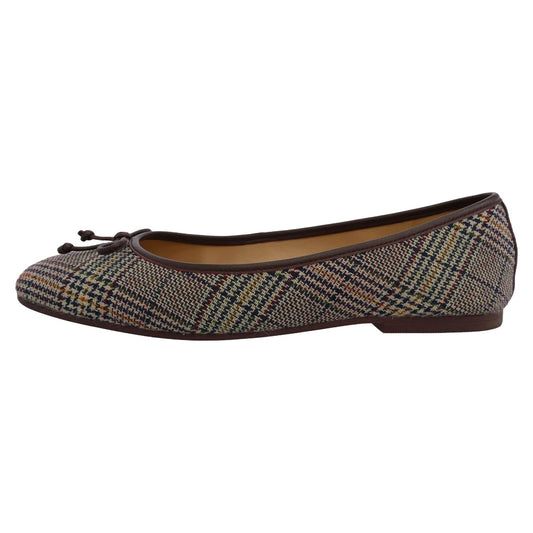 COLE HAAN コールハーン W30833 ヤラ ソフト バレエ シューズ ブラウン系 ネイビー系 7B【中古】