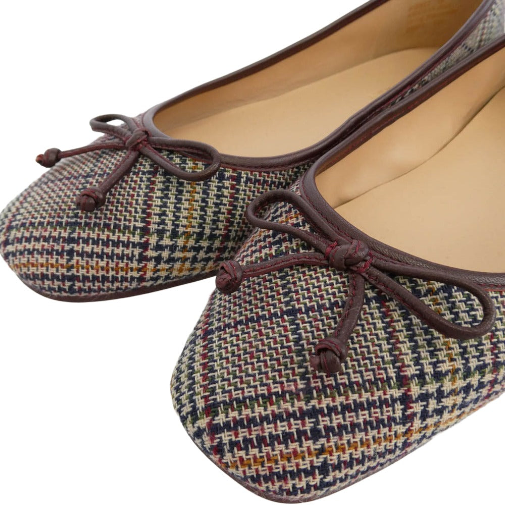 COLE HAAN コールハーン W30833 ヤラ ソフト バレエ シューズ ブラウン系 ネイビー系 7B【中古】
