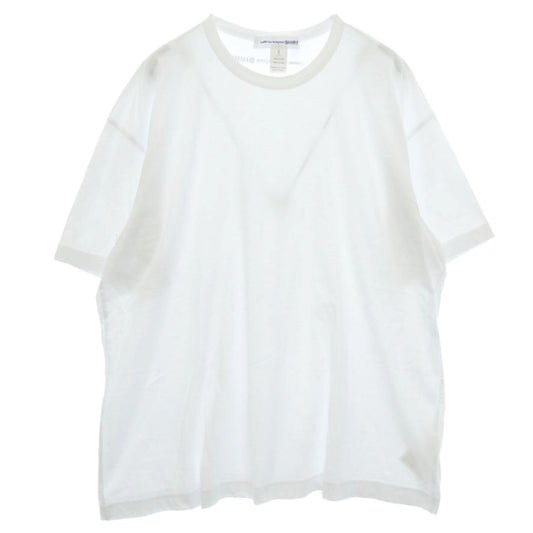 COMME des GARCONS コムデギャルソン FK-T015 バック ロゴプリント 半袖 Tシャツ カットソー ホワイト系 S【中古】