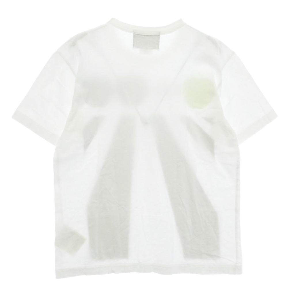 COMME des GARCONS コムデギャルソン 23SS VZ-T007 × THE BEATLES ザ ビートルズ アップル フロントプリント Tシャツ 半袖カットソー ホワイト系 XL【中古】