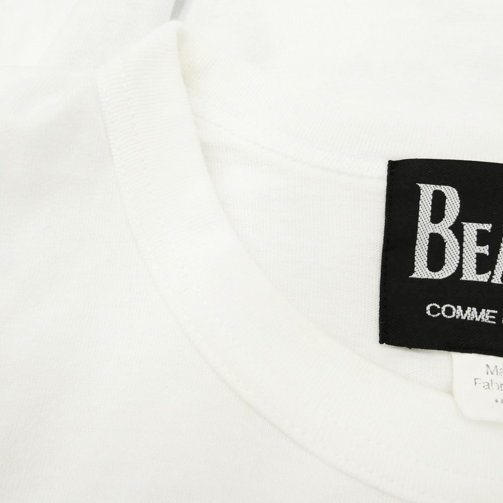 COMME des GARCONS コムデギャルソン 23SS VZ-T007 × THE BEATLES ザ ビートルズ アップル フロントプリント Tシャツ 半袖カットソー ホワイト系 XL【中古】