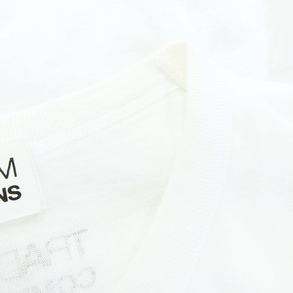 COMME des GARCONS コムデギャルソン 23SS OZ-T107 × TRADING MUSEUM トレイディング ミュージアム フロントプリント Tシャツ 半袖カットソー ホワイト系 XL【中古】