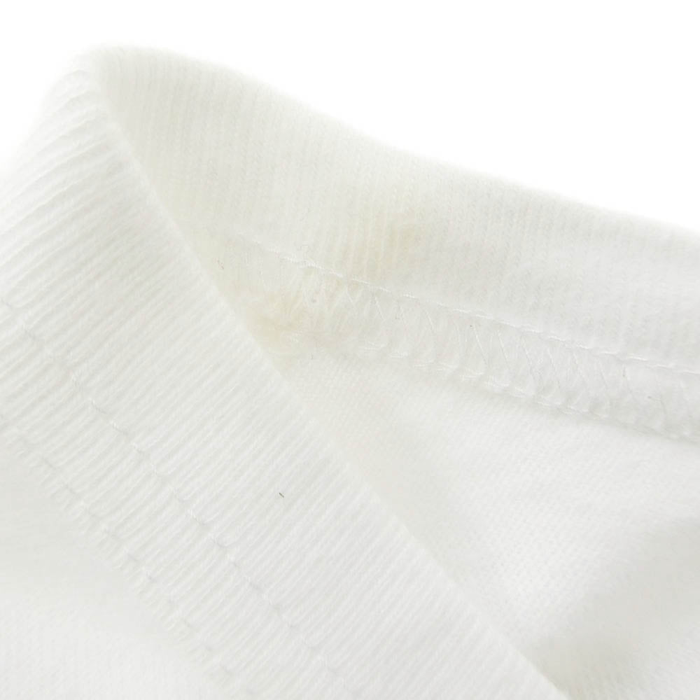 COMME des GARCONS コムデギャルソン 23SS OK-T103 青山店限定 Alisa Yoffe アリサ ヨッフェ 手書き風ロゴ グラフィックTシャツ ホワイト系 XL【中古】