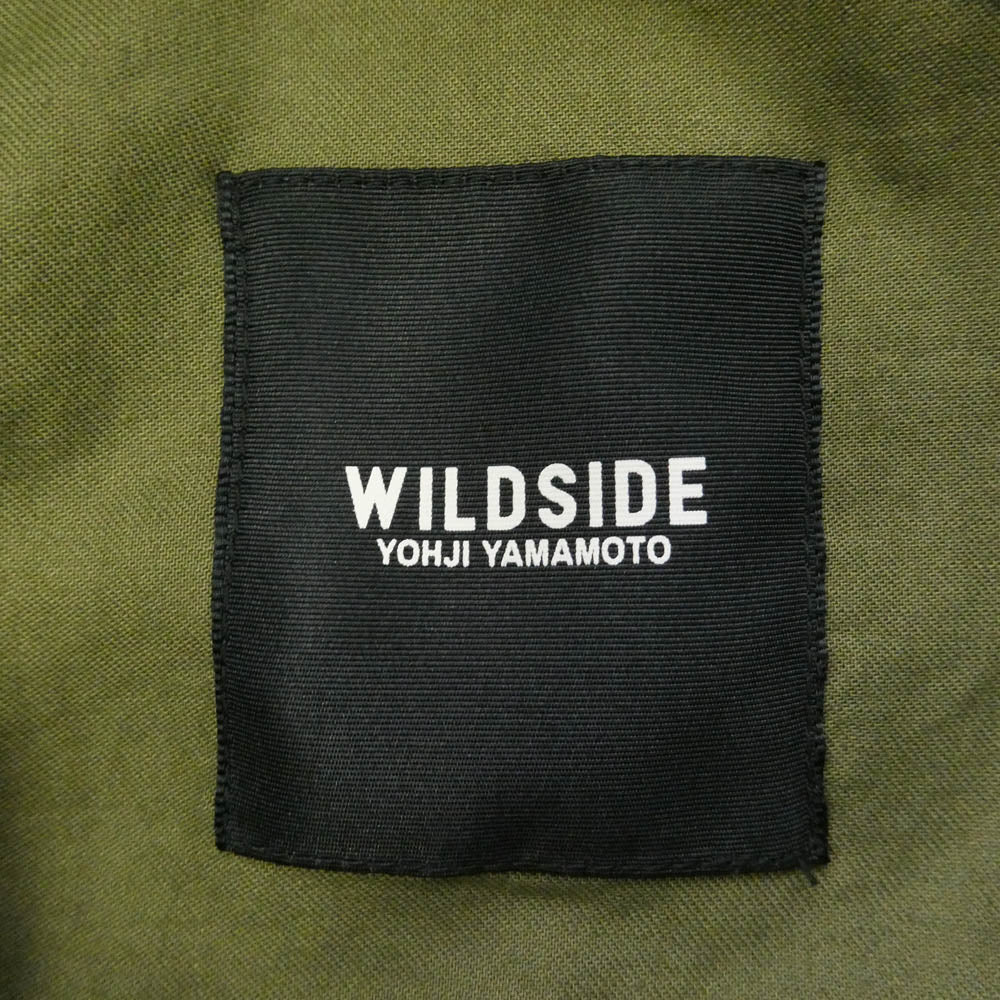 Yohji Yamamoto ヨウジヤマモト WJ-P35-001 WILD SIDE Cotton Chino BLUE ROSE Pants ワイルドサイド ブルーローズ プリント コットン チノ イージーパンツ ブラック系 1【中古】