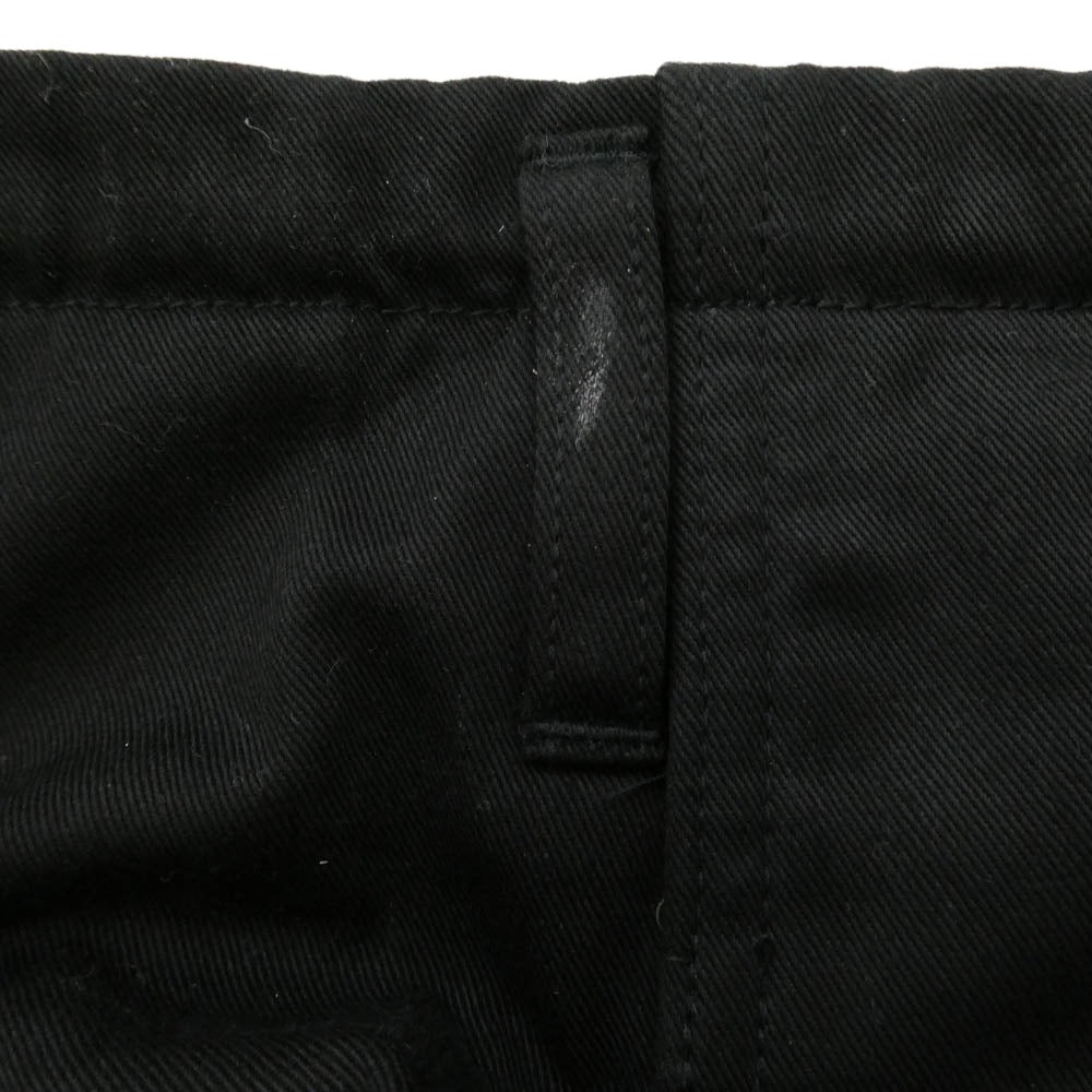 Yohji Yamamoto ヨウジヤマモト WJ-P35-001 WILD SIDE Cotton Chino BLUE ROSE Pants ワイルドサイド ブルーローズ プリント コットン チノ イージーパンツ ブラック系 1【中古】