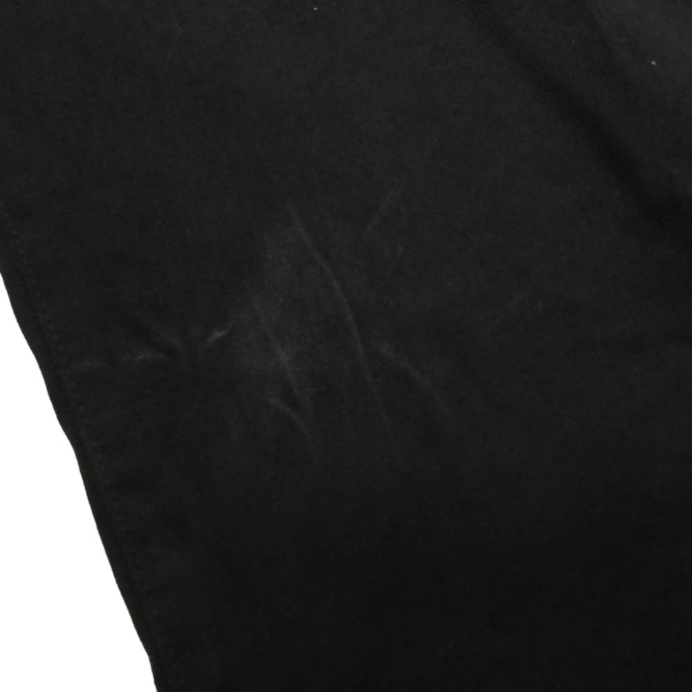 Yohji Yamamoto ヨウジヤマモト WJ-P35-001 WILD SIDE Cotton Chino BLUE ROSE Pants ワイルドサイド ブルーローズ プリント コットン チノ イージーパンツ ブラック系 1【中古】