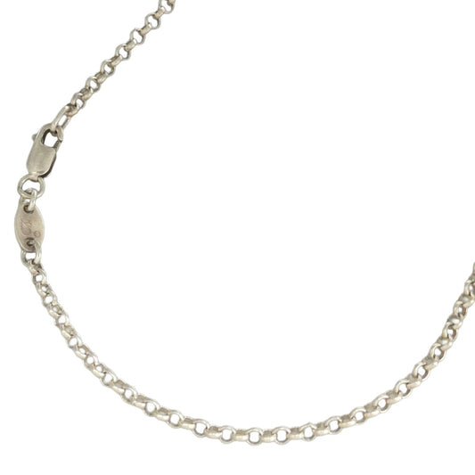 CHROME HEARTS クロムハーツ（原本無） ブラックシンフォーニ証明書付属 18inch NECKCHAIN R18 ロールチェーン ネックレス シルバー系【中古】