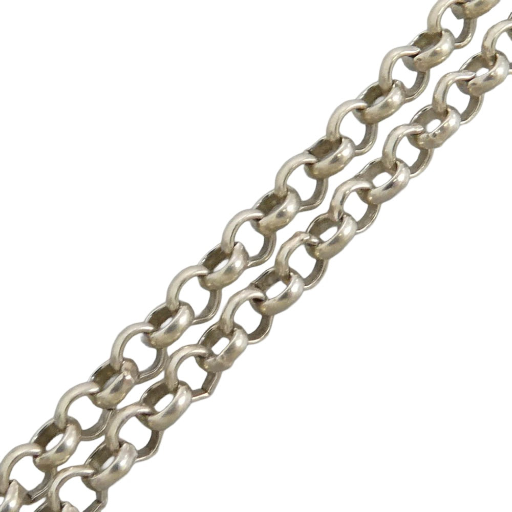 CHROME HEARTS クロムハーツ（原本無） ブラックシンフォーニ証明書付属 18inch NECKCHAIN R18 ロールチェーン ネックレス シルバー系【中古】