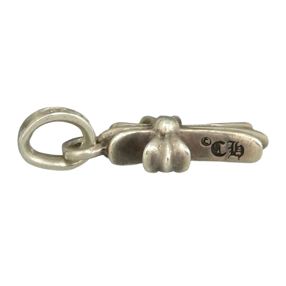 CHROME HEARTS クロムハーツ（原本無） CRS BBYFAT P SAP PAVE ベイビーファット クロス チャーム パヴェサファイア ペンダントトップ シルバー系【中古】