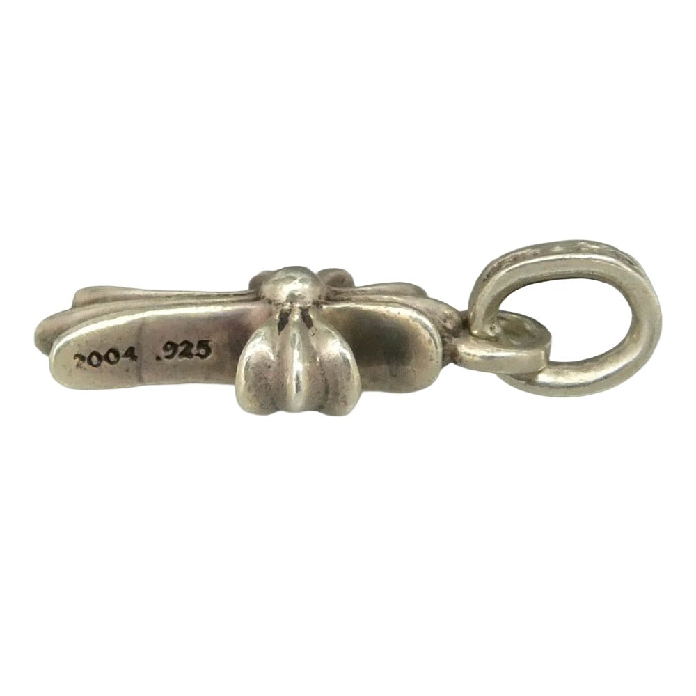 CHROME HEARTS クロムハーツ（原本無） CRS BBYFAT P SAP PAVE ベイビーファット クロス チャーム パヴェサファイア ペンダントトップ シルバー系【中古】