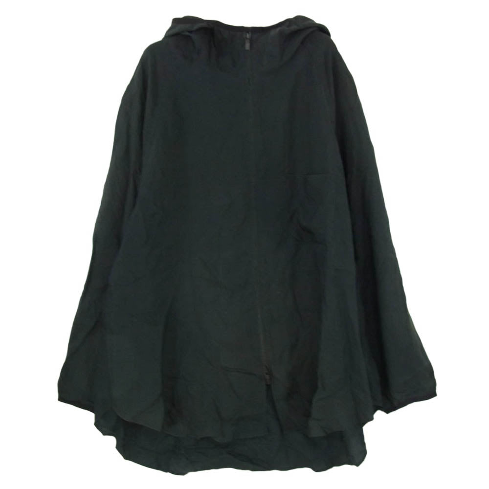Y-3 Yohji Yamamoto ワイスリー ヨウジヤマモト 21SS GT5261 M SHADE SANDED CUPRO HOODED TOP バックロゴ キュプラ フーデッドジャケット ブラック系 L【中古】