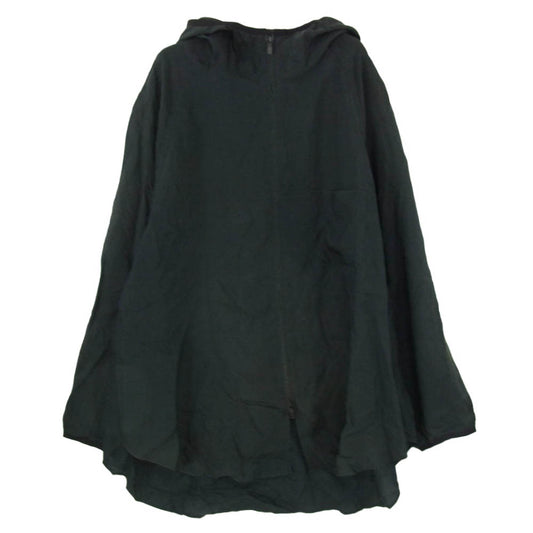 Y-3 Yohji Yamamoto ワイスリー ヨウジヤマモト 21SS GT5261 M SHADE SANDED CUPRO HOODED TOP バックロゴ キュプラ フーデッドジャケット ブラック系 L【中古】