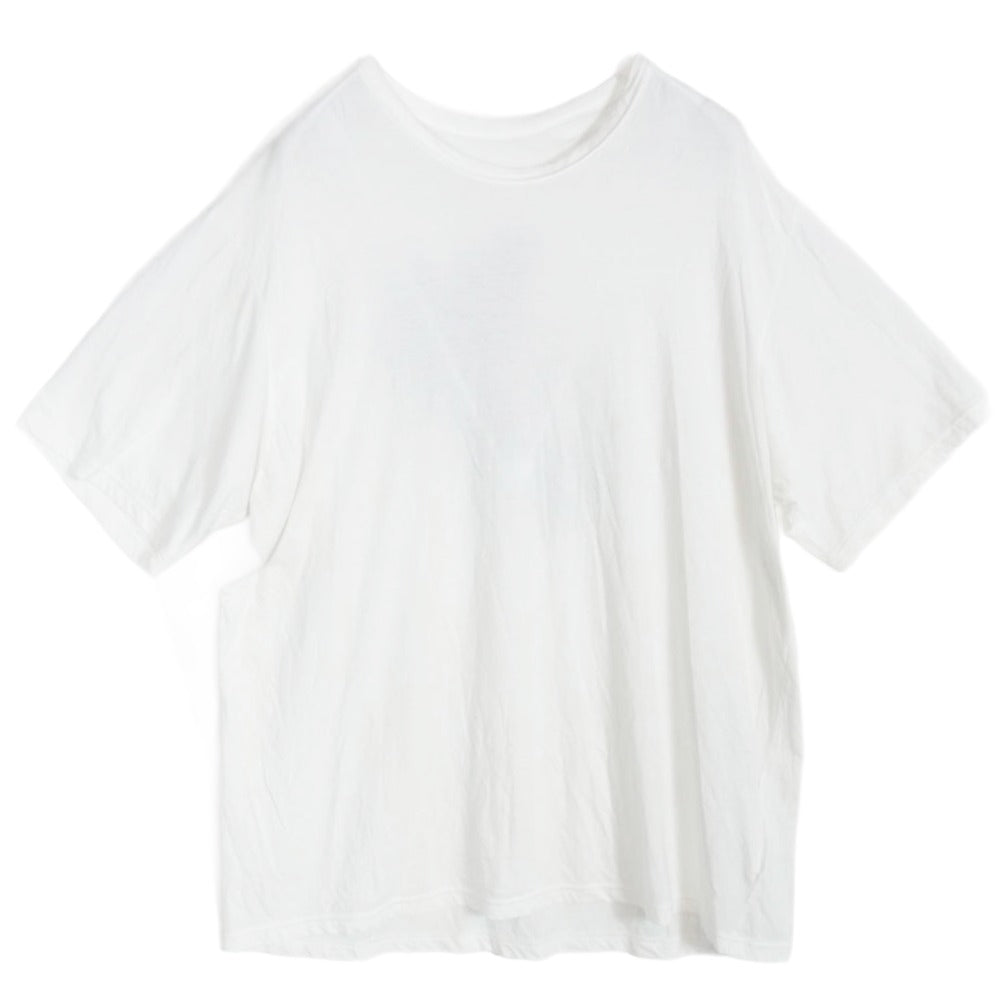 Yohji Yamamoto POUR HOMME ヨウジヤマモトプールオム FP-T68-089 HIGH GAUGE AIRY JERSEY PT BIG SHORT SLV T A ハイゲージ ショートスリーブ エアリージャージー ビッグ 半袖 Tシャツ カットソー ホワイト系 2【中古】