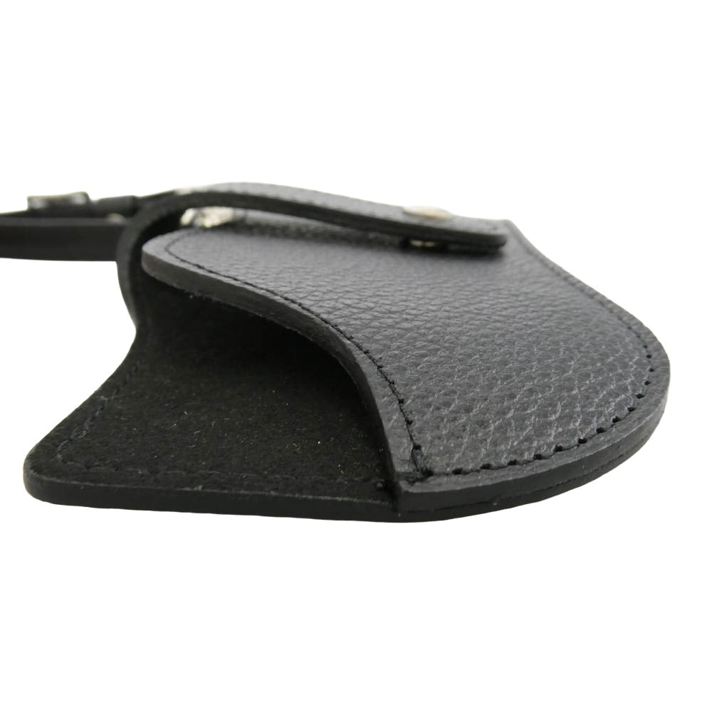 Yohji Yamamoto ヨウジヤマモト collection コレクションライン Leather Eyeglass Holder レザー 眼鏡ケース ネックストラップ ブラック系【中古】