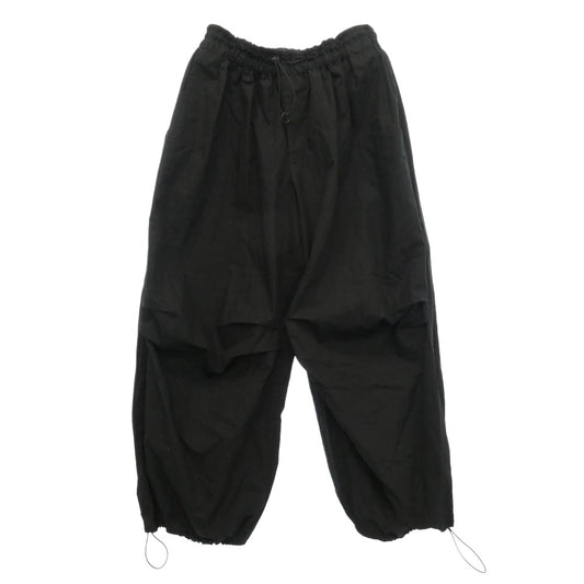 レギュレーション ヨウジヤマモト FT-P94-005 C/NY WEATHER R-PARACHUTE PANTS コットンナイロンウェザー パラシュートパンツ ブラック系 2【中古】
