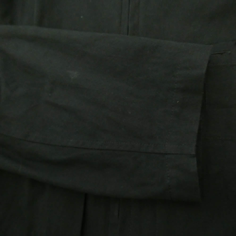 ワイズフォーメン ヨウジヤマモト 25SS MP-Y06-006 FASTENER BLOUSON コットンリネン ファスナーブルゾン ジップアップジャケット ブラック系 3【中古】