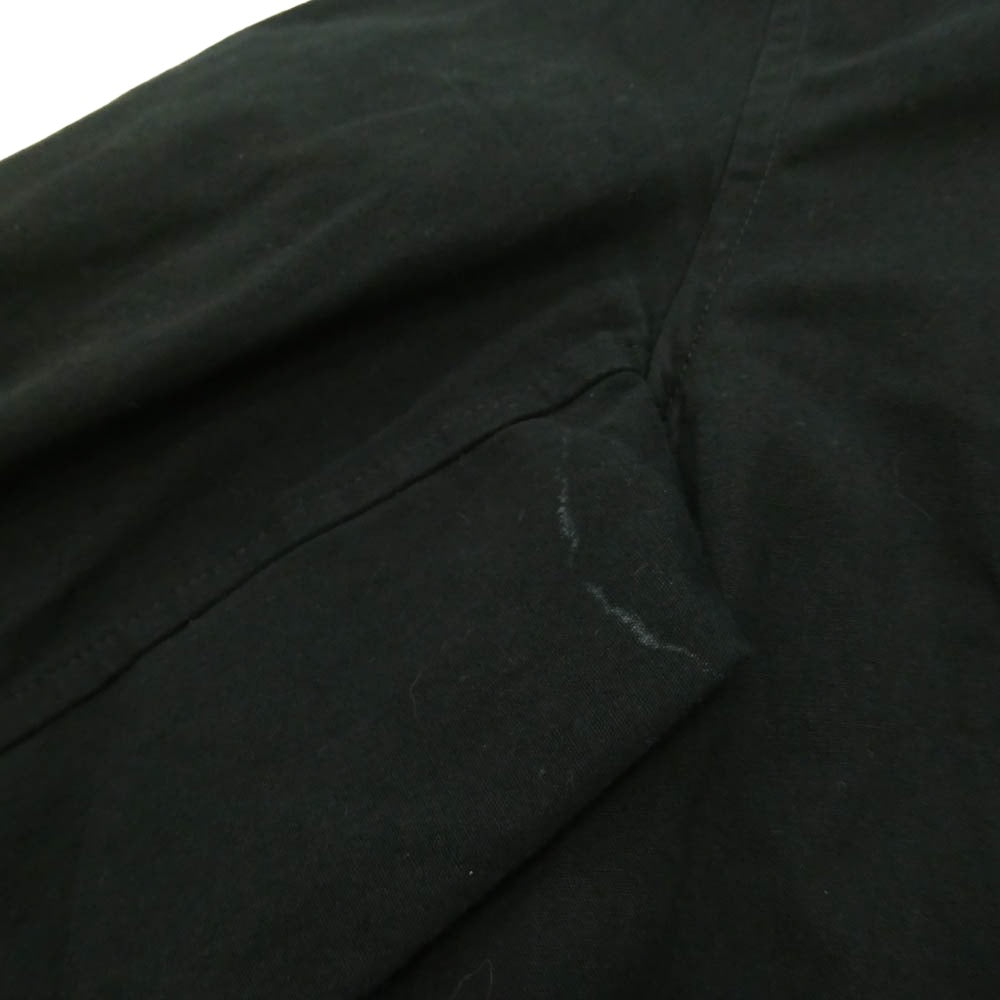 ワイズフォーメン ヨウジヤマモト 25SS MP-Y06-006 FASTENER BLOUSON コットンリネン ファスナーブルゾン ジップアップジャケット ブラック系 3【中古】