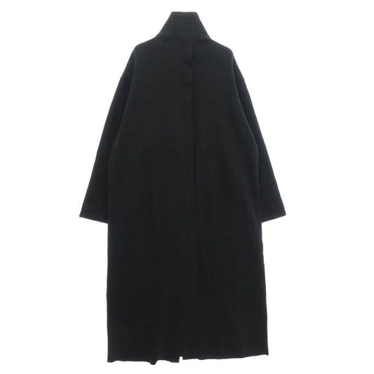 Yohji Yamamoto POUR HOMME ヨウジヤマモトプールオム 22AW HE-T28-175 WOOL RING SOFT COMPRESSED BIG POCKET LONG COAT ソフトウール ロングコート ブラック系 3【中古】