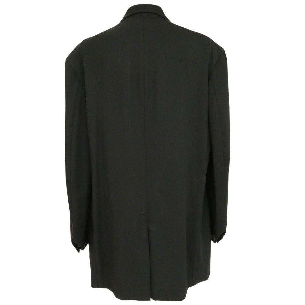 Yohji Yamamoto POUR HOMME ヨウジヤマモトプールオム 23SS HZ-J22-100 GABARDINE I-CHANGING PEAK GABARDINE JK 変形ピークドラペル ウールギャバジンジャケット ブラック系 3【中古】