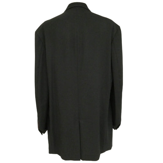 Yohji Yamamoto POUR HOMME ヨウジヤマモトプールオム 23SS HZ-J22-100 GABARDINE I-CHANGING PEAK GABARDINE JK 変形ピークドラペル ウールギャバジンジャケット ブラック系 3【中古】