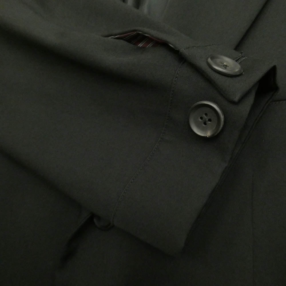 Yohji Yamamoto POUR HOMME ヨウジヤマモトプールオム 23SS HZ-J22-100 GABARDINE I-CHANGING PEAK GABARDINE JK 変形ピークドラペル ウールギャバジンジャケット ブラック系 3【中古】