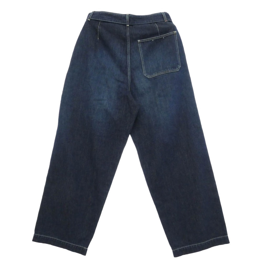 GRAPHPAPER グラフペーパー GU263-40063DB Selvage Denim Belted Pants DARK FADE セルビッチ デニム パンツ インディゴブルー系【中古】