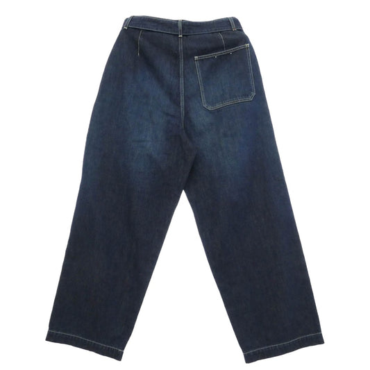 GRAPHPAPER グラフペーパー GU263-40063DB Selvage Denim Belted Pants DARK FADE セルビッチ デニム パンツ インディゴブルー系【中古】