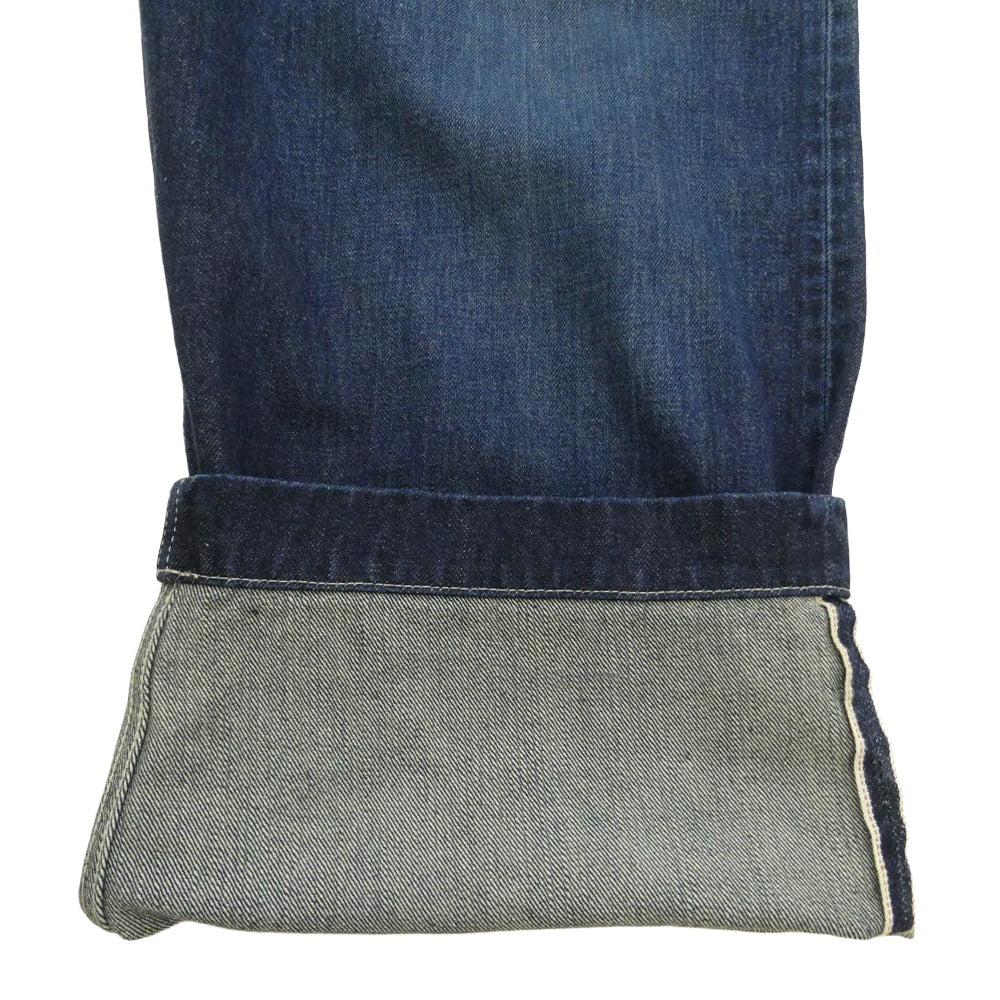 GRAPHPAPER グラフペーパー GU263-40063DB Selvage Denim Belted Pants DARK FADE セルビッチ デニム パンツ インディゴブルー系【中古】