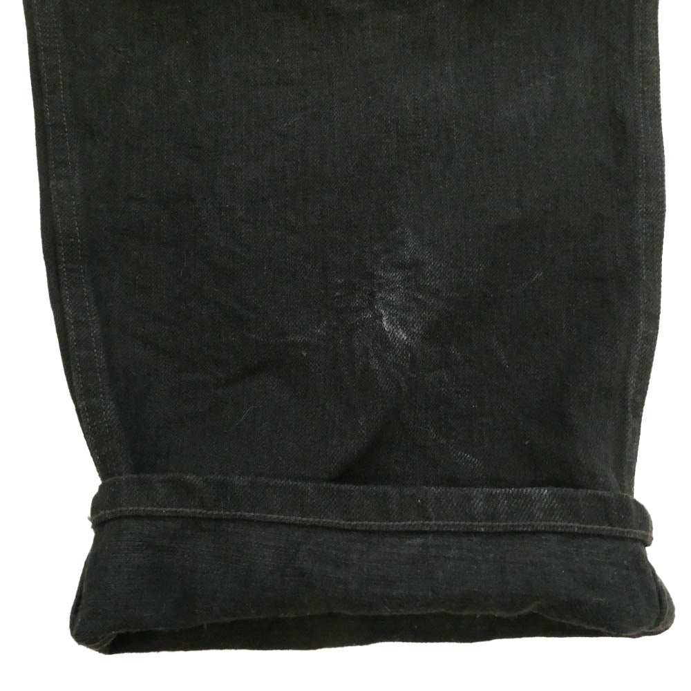 COMOLI コモリ 25AW C03-03001 ブラックデニム ベルテッドパンツ デニムパンツ ブラック系 2【中古】