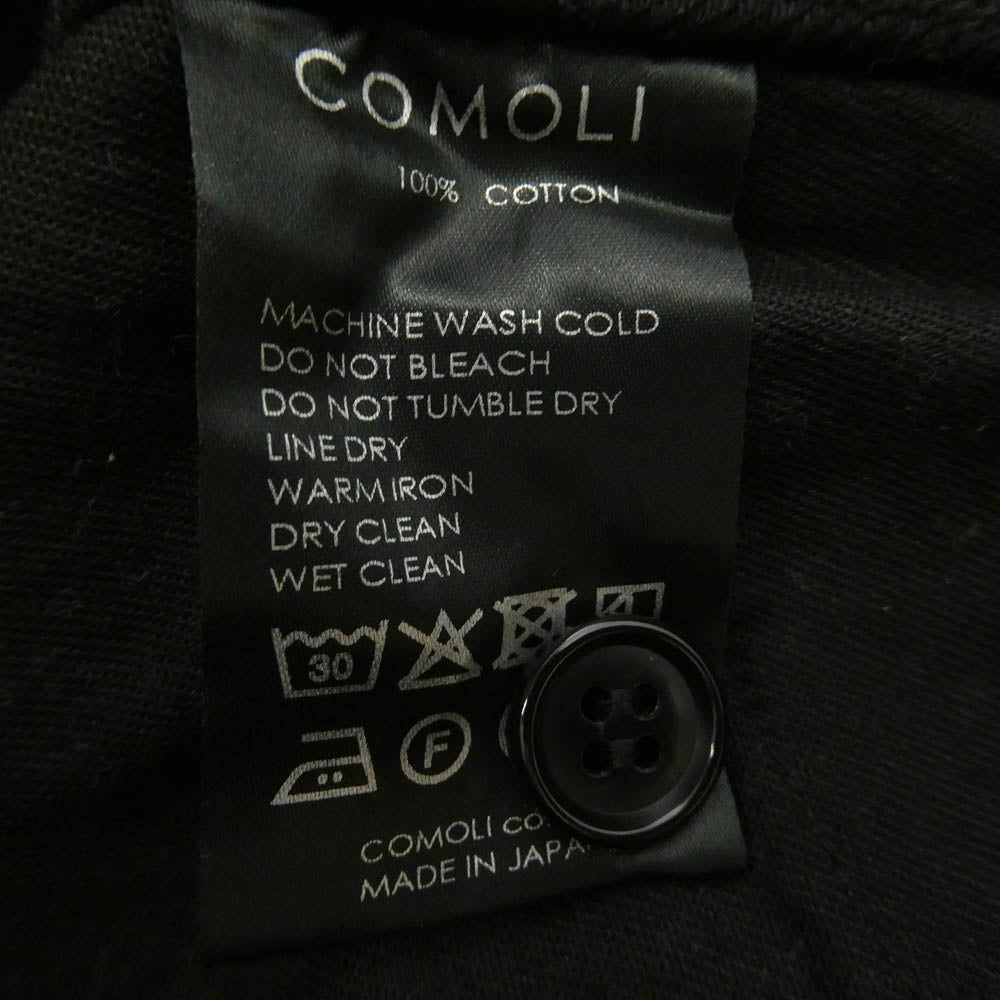 COMOLI コモリ 25AW C03-03001 ブラックデニム ベルテッドパンツ デニムパンツ ブラック系 2【中古】