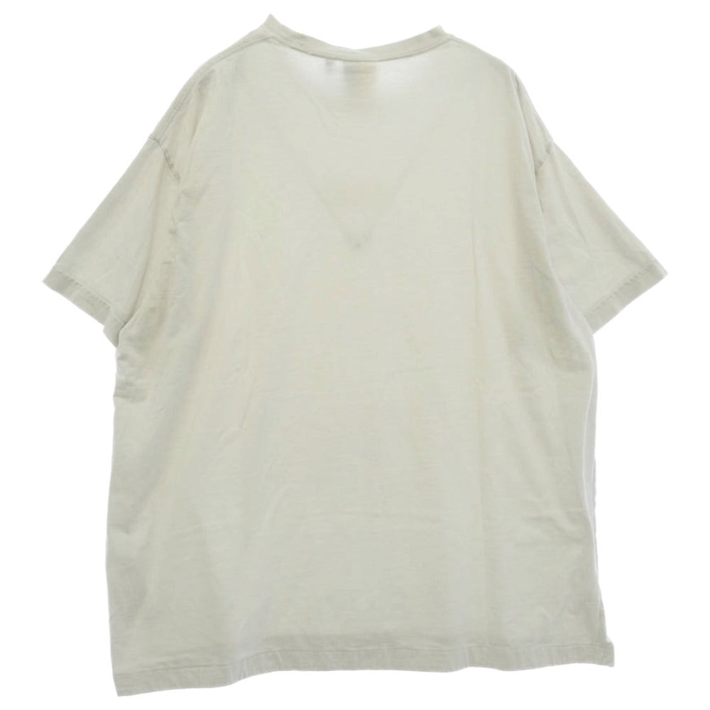 KITH キス ボックス ロゴ プリント Tシャツ 半袖 カットソー オフホワイト系 XXL【中古】