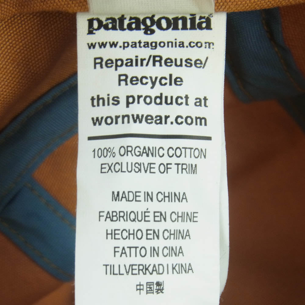 patagonia パタゴニア STY22321 P6 Label Maclure Hat パネル マクルーア ハット キャップ 帽子 ライトブラウン系【中古】