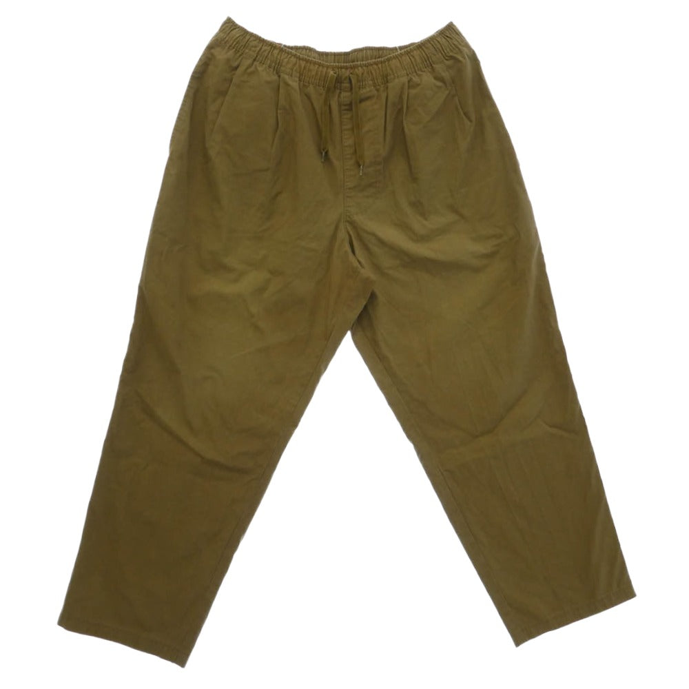 DESCENDANT ディセンダント 23AW JANITOR OXFORD TROUSERS CORDURA コーデュラ コットン オックスフォード イージー パンツ ブラウン系 4【中古】