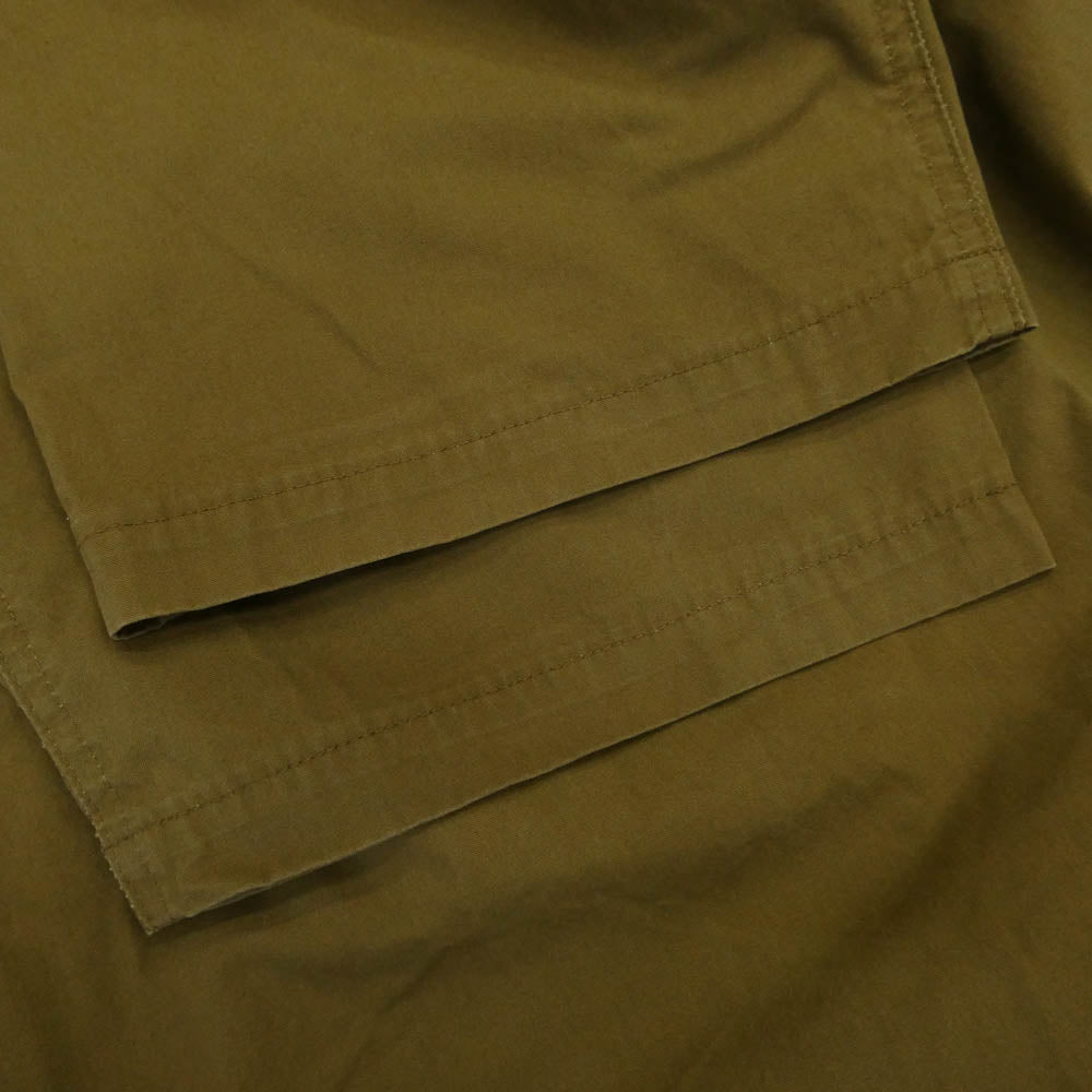 DESCENDANT ディセンダント 23AW JANITOR OXFORD TROUSERS CORDURA コーデュラ コットン オックスフォード イージー パンツ ブラウン系 4【中古】