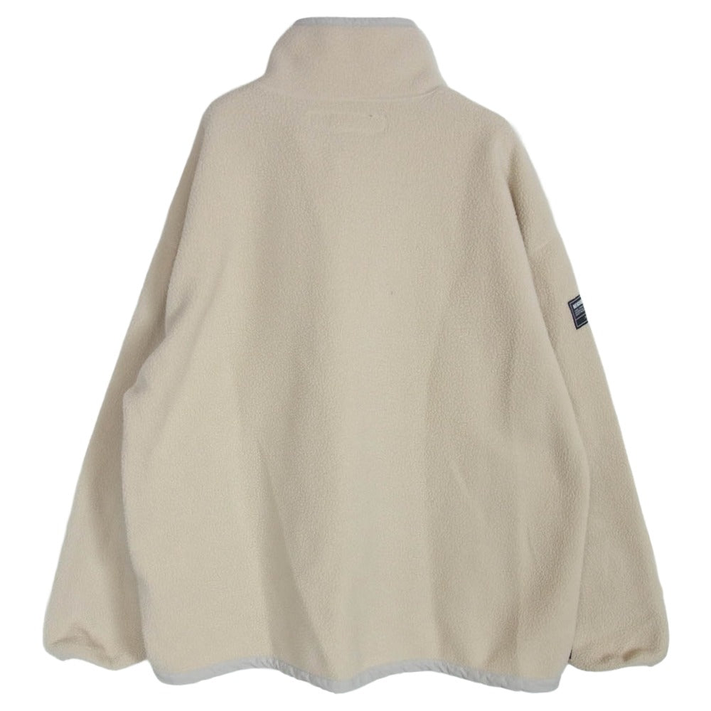 NEIGHBORHOOD ネイバーフッド 25AW 252FPNH-CSM02 FLEECE STAND COLLAR LS フリース スタンドカラー フリース スナップ プルオーバー ジャケット ブルゾン ベージュ系 XL【中古】