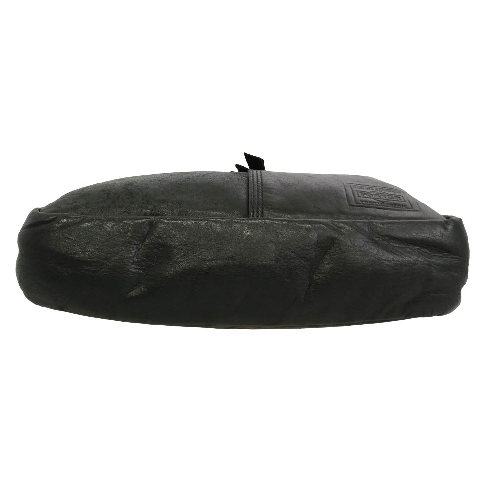 PORTER ポーター SHOULDER BAG レザー ショルダー バッグ ブラック系【中古】