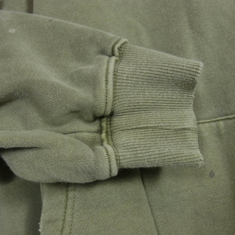 NEIGHBORHOOD ネイバーフッド 24AW 242FPMDN-CSM01S × MADNESS マッドネス SAVAGE SWEAT SHIRT ダメージ 加工 プルオーバー スウェット カーキ系 XL【中古】