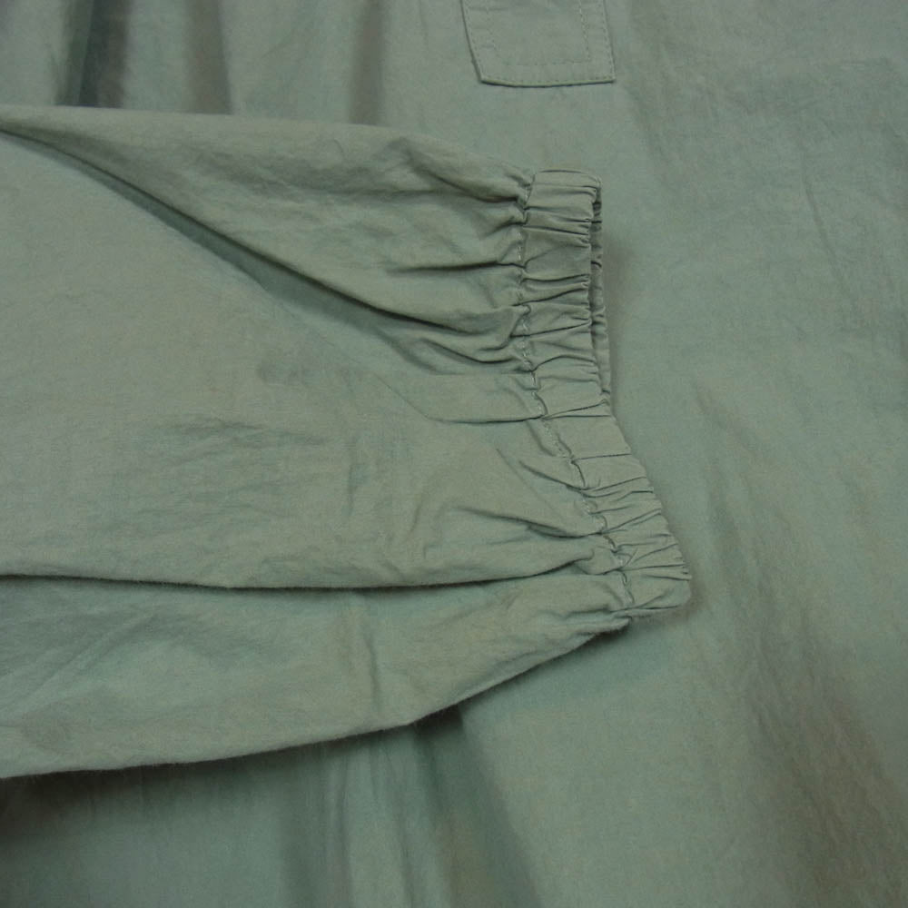 JIL SANDER ジルサンダー 23SS J40DL0112 J45127 ハイネック ハーフボタン プルオーバー シャツ ジャケット グリーン系 44【中古】