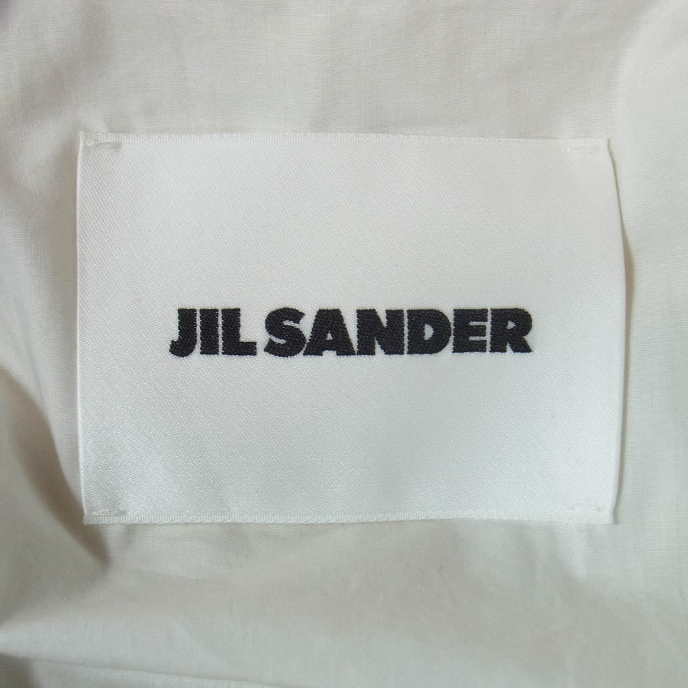 JIL SANDER ジルサンダー 20SS JSMQ420501 MQ250700 コットン リネン ロング 長袖 シャツ ジャケット ベージュ系 44【中古】