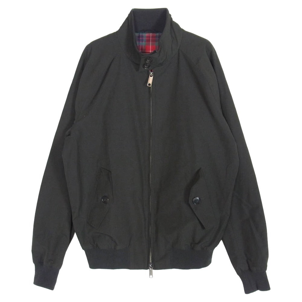 BARACUTA バラクータ イングランド製 G9 裏地チェック スイングトップ ハリントンジャケット チャコール系 カーキ系 38【中古】