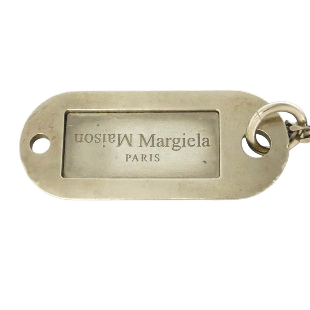 MAISON MARGIELA メゾンマルジェラ ID ドッグタグ シルバー925 喜平 ネックレス シルバー系【中古】