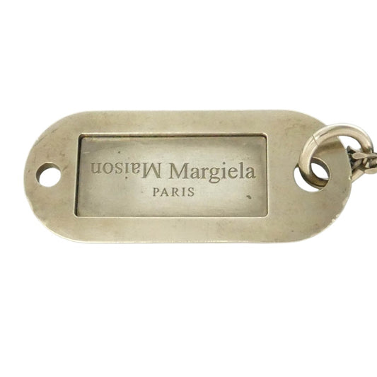 MAISON MARGIELA メゾンマルジェラ ID ドッグタグ シルバー925 喜平 ネックレス シルバー系【中古】