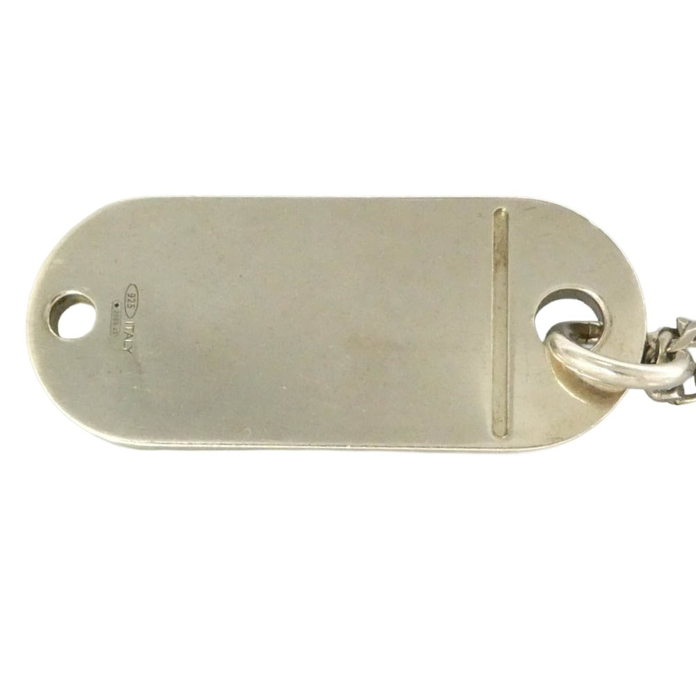MAISON MARGIELA メゾンマルジェラ ID ドッグタグ シルバー925 喜平 ネックレス シルバー系【中古】