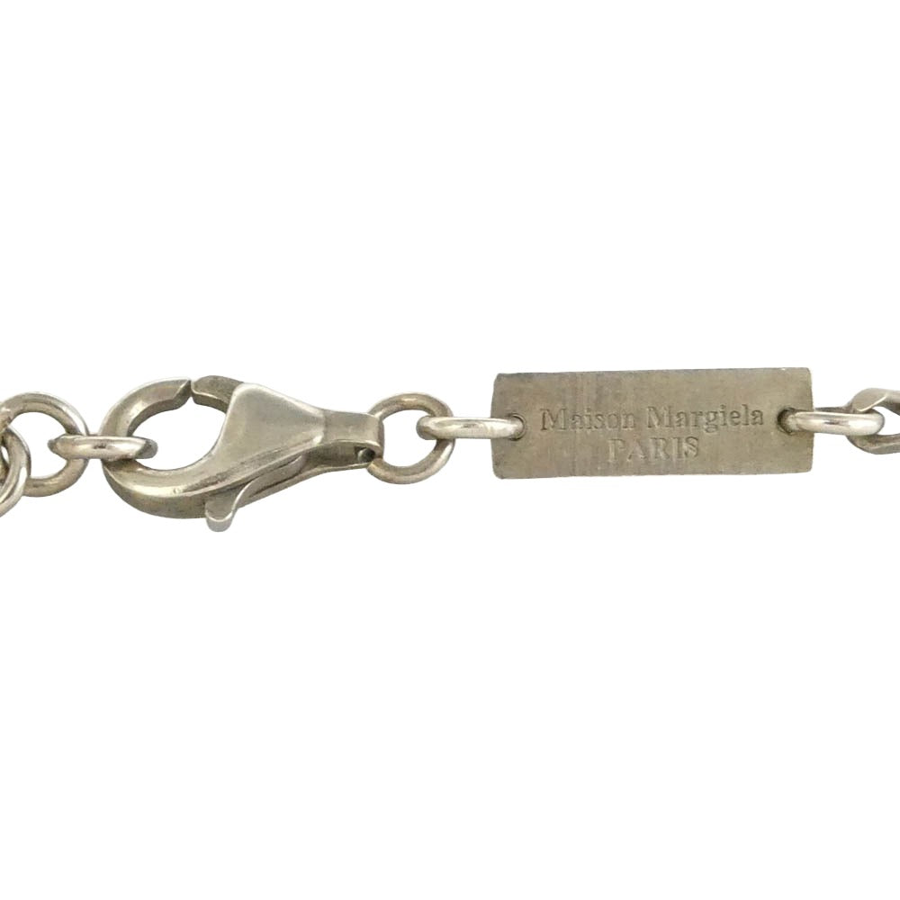 MAISON MARGIELA メゾンマルジェラ ID ドッグタグ シルバー925 喜平 ネックレス シルバー系【中古】